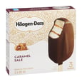 Salted Caramel and Vanilla Ice Cream Bars 88 ml