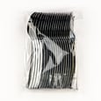 Cuillère cocktail plastique argent 6,25