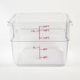 Contenant carré transparent 12 L