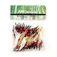 Pic bambou Kyoto boule rouge noir 70 mm x100