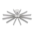Gabarit découpe tarte en aluminium 12 parts