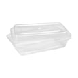 Contenant et couvercle rectangulaires transparents 34 oz / 965 ml x50