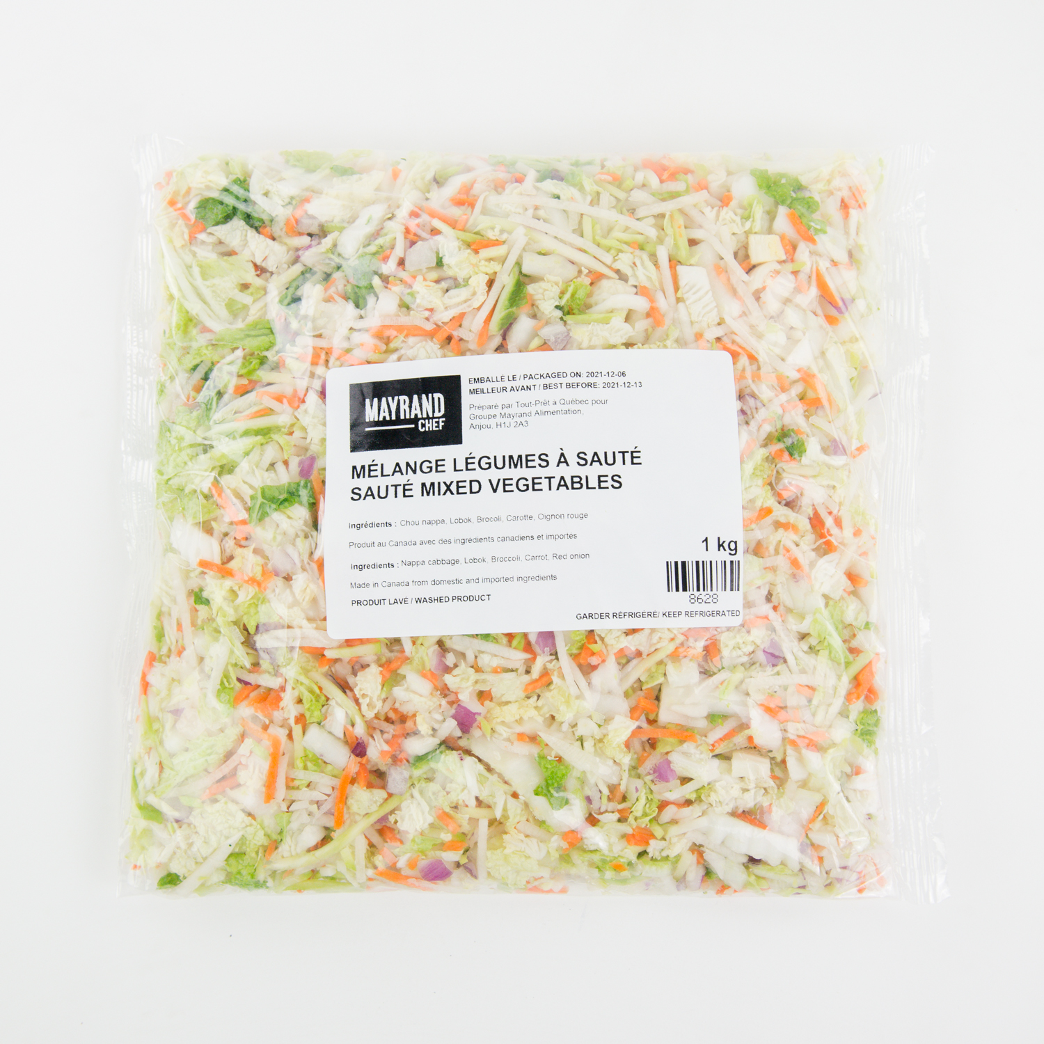 Wok Vegetable Blend 1 kg