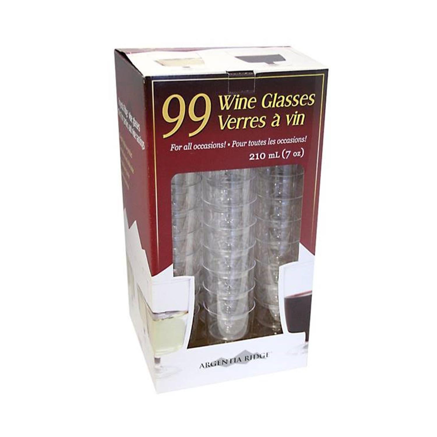 Plastic Wine Glass 7 oz x99