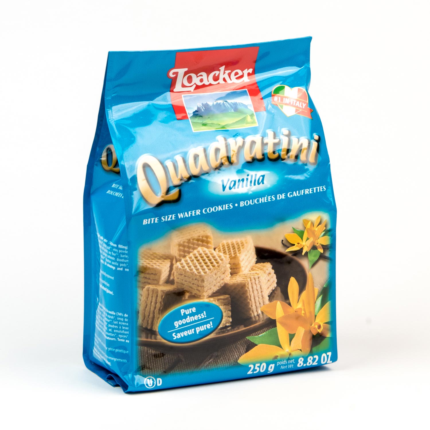 Vanilla Wafer Quadratini 250 g