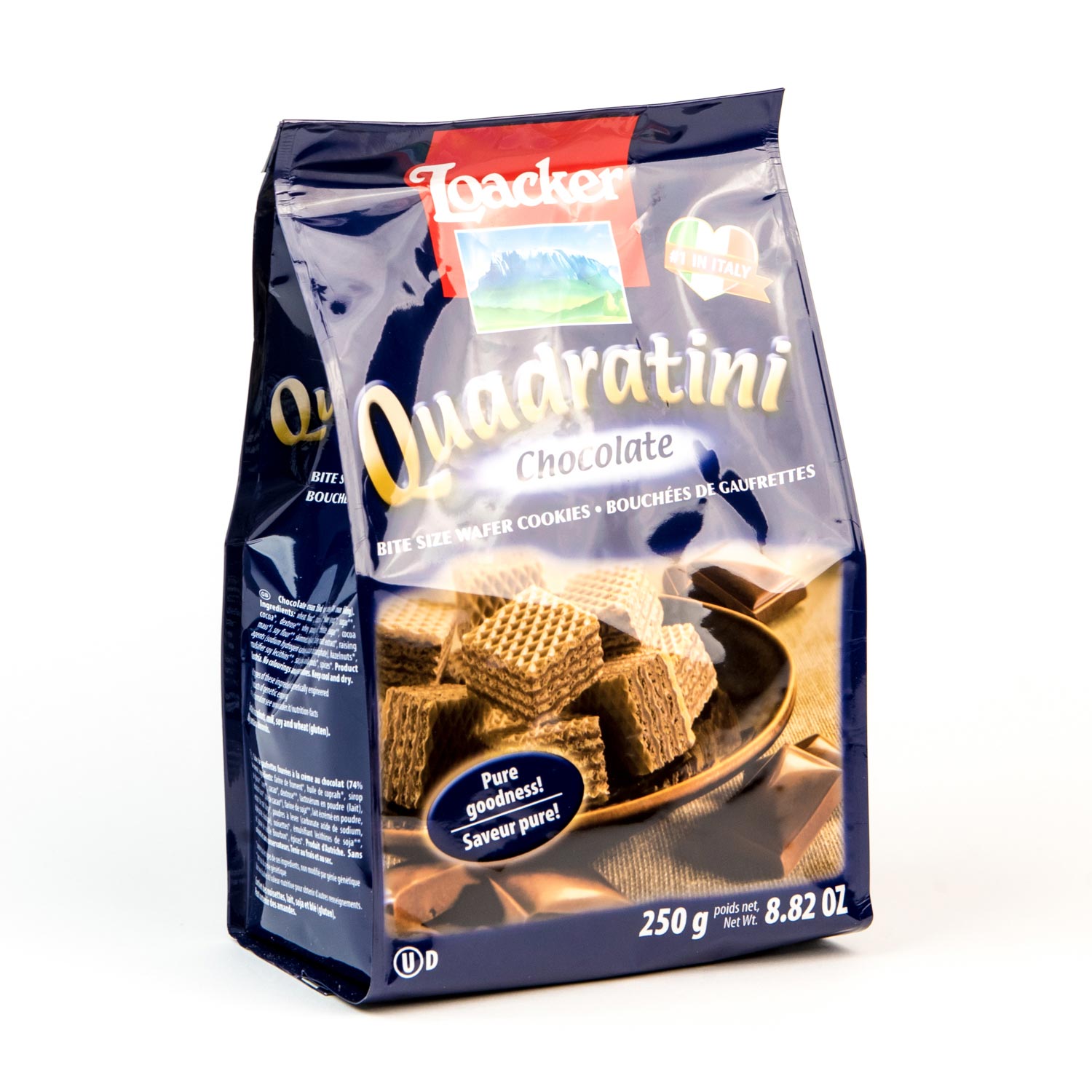 Cocoa Bites Wafer Quadratini 250 g