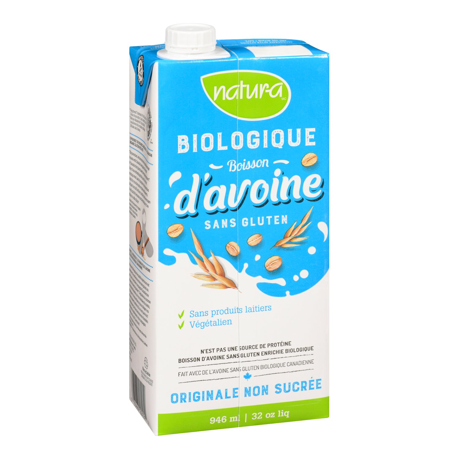 Organic Unsweetened Oat Beverage 946 ml