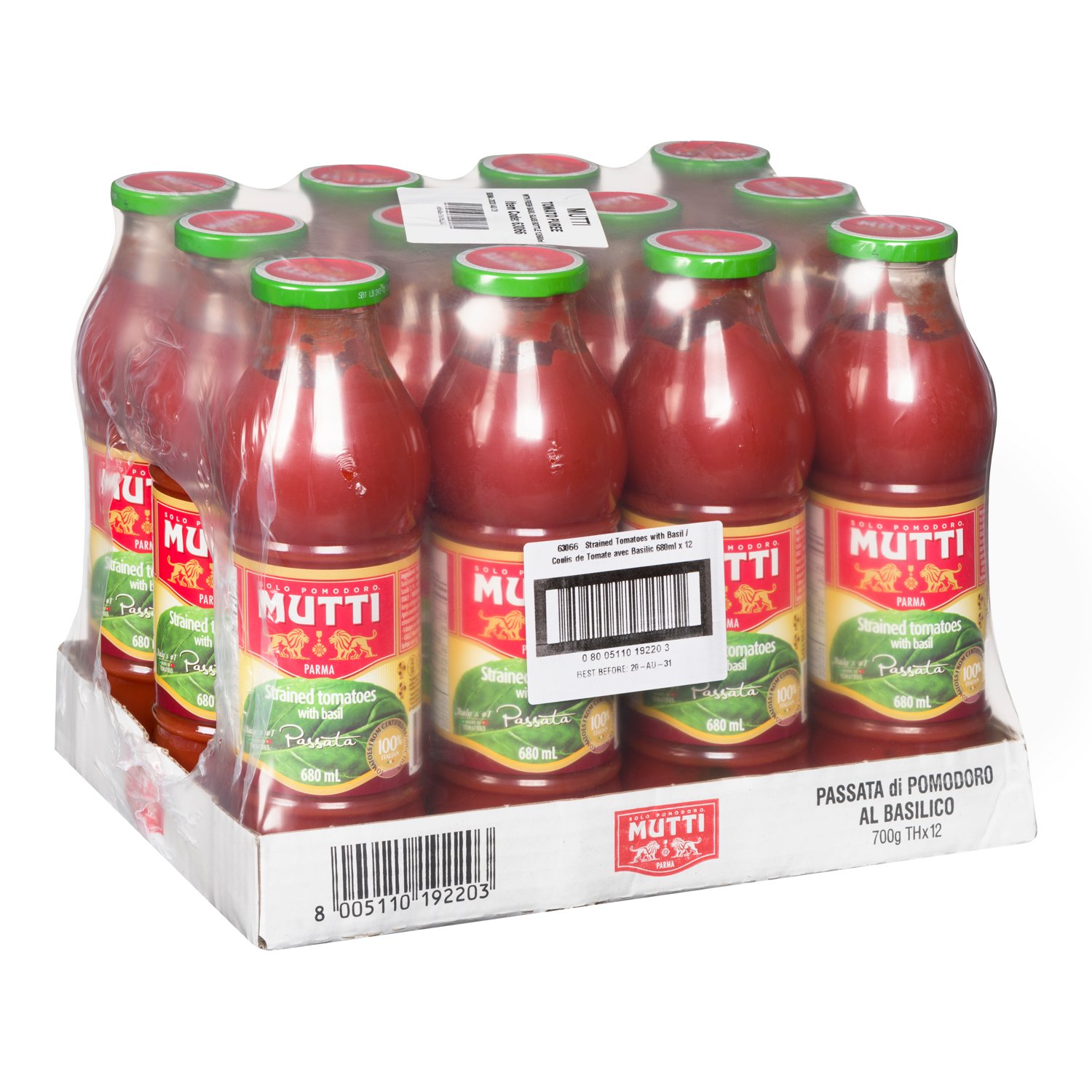 Strained Tomatoes with Basil 680 ml