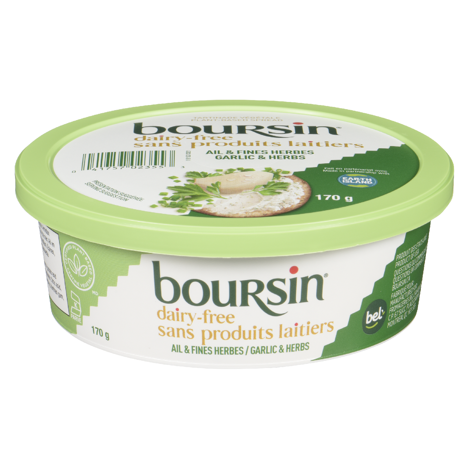 Dairy-free Garlic and Herb Fresh Cheese 170 g