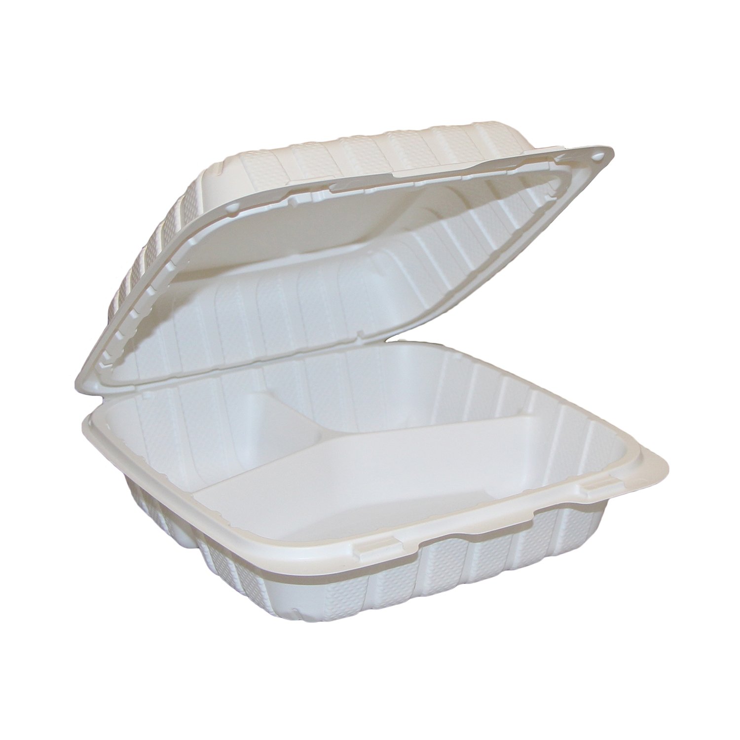 MFPP Hinged Container 8''x8''x3'' 3 Comp. x75