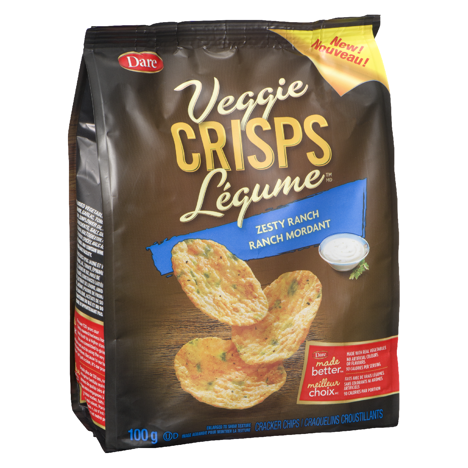 Zesty Ranch Veggie Crisps 100 g