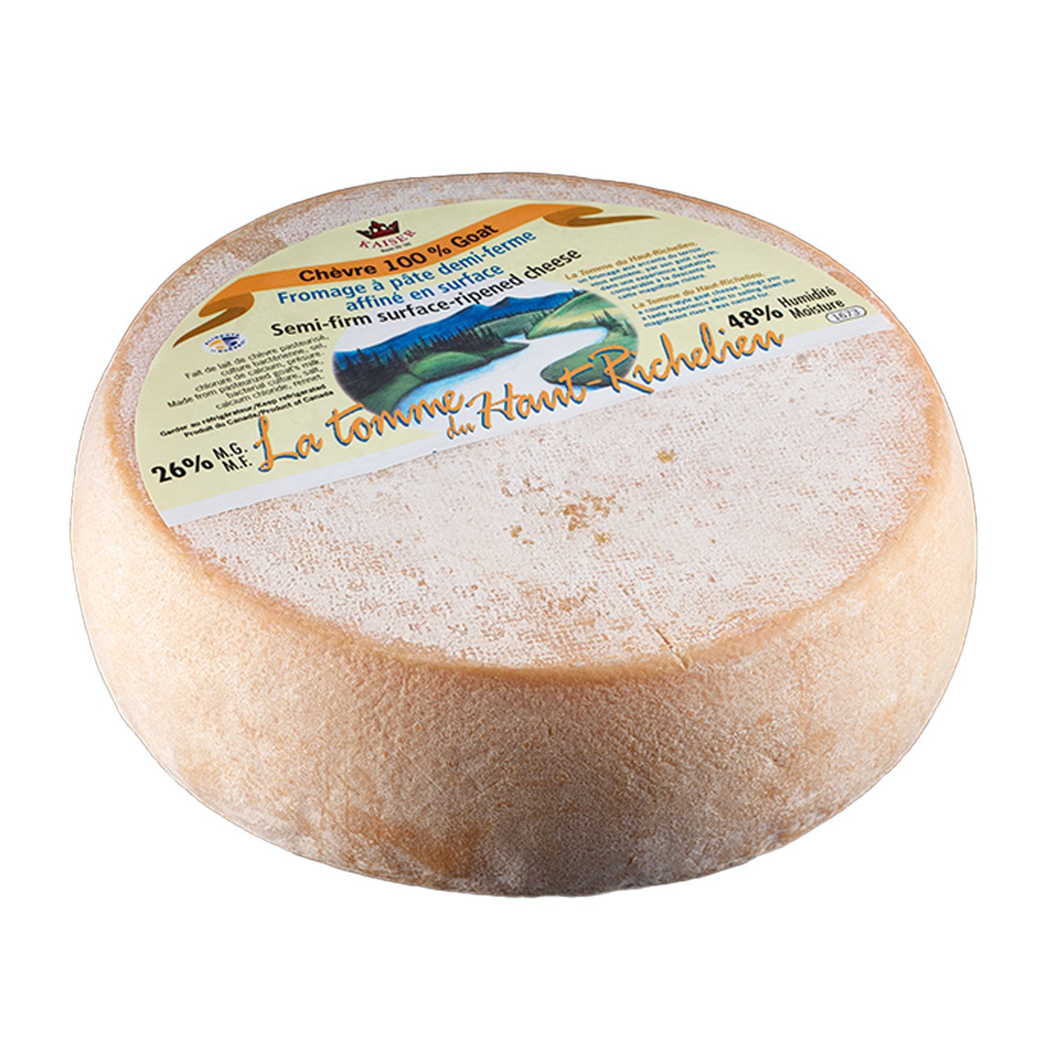 Tomme du Haut Richelieu Cheese Wheel 2 kg
