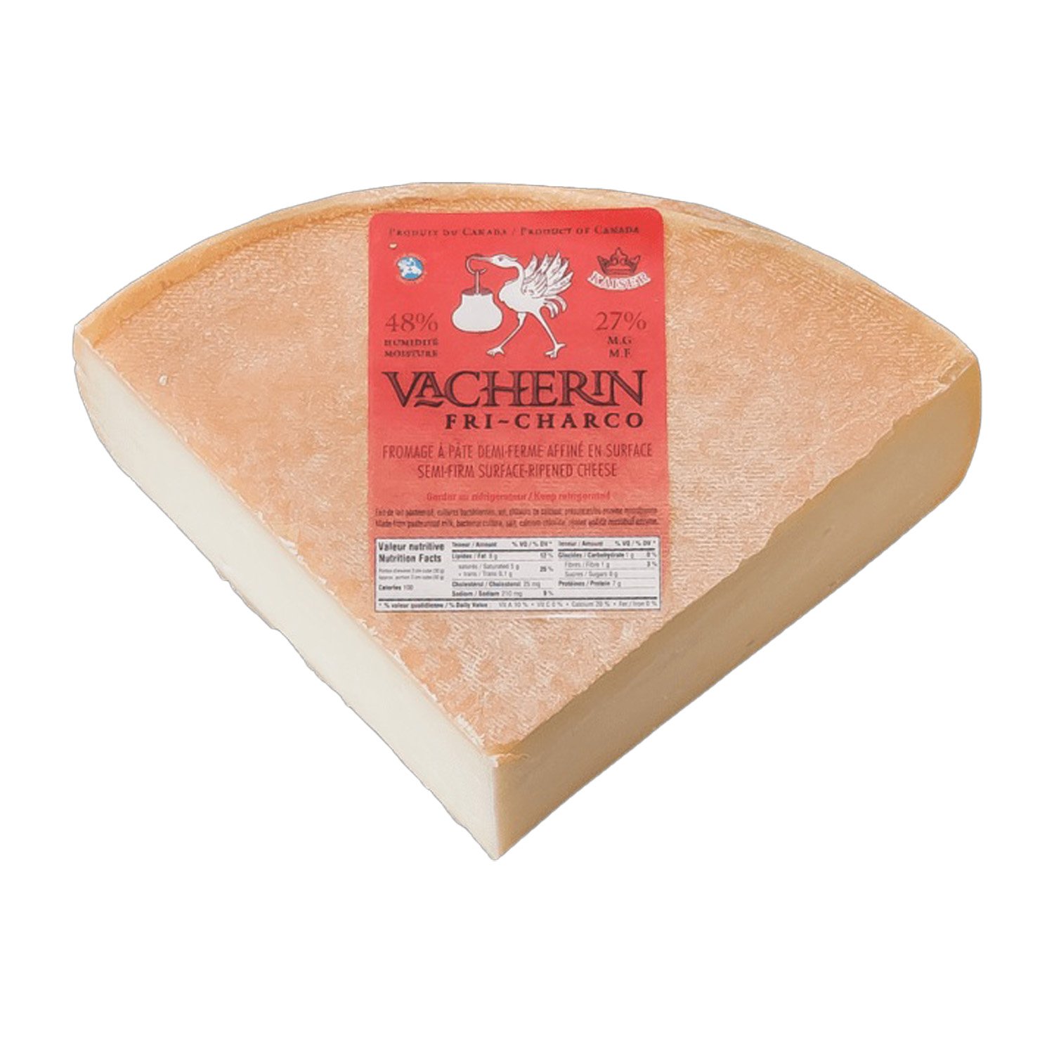 Fri-Charco Vacherin Cheese Wheel 4 kg-secondary-image