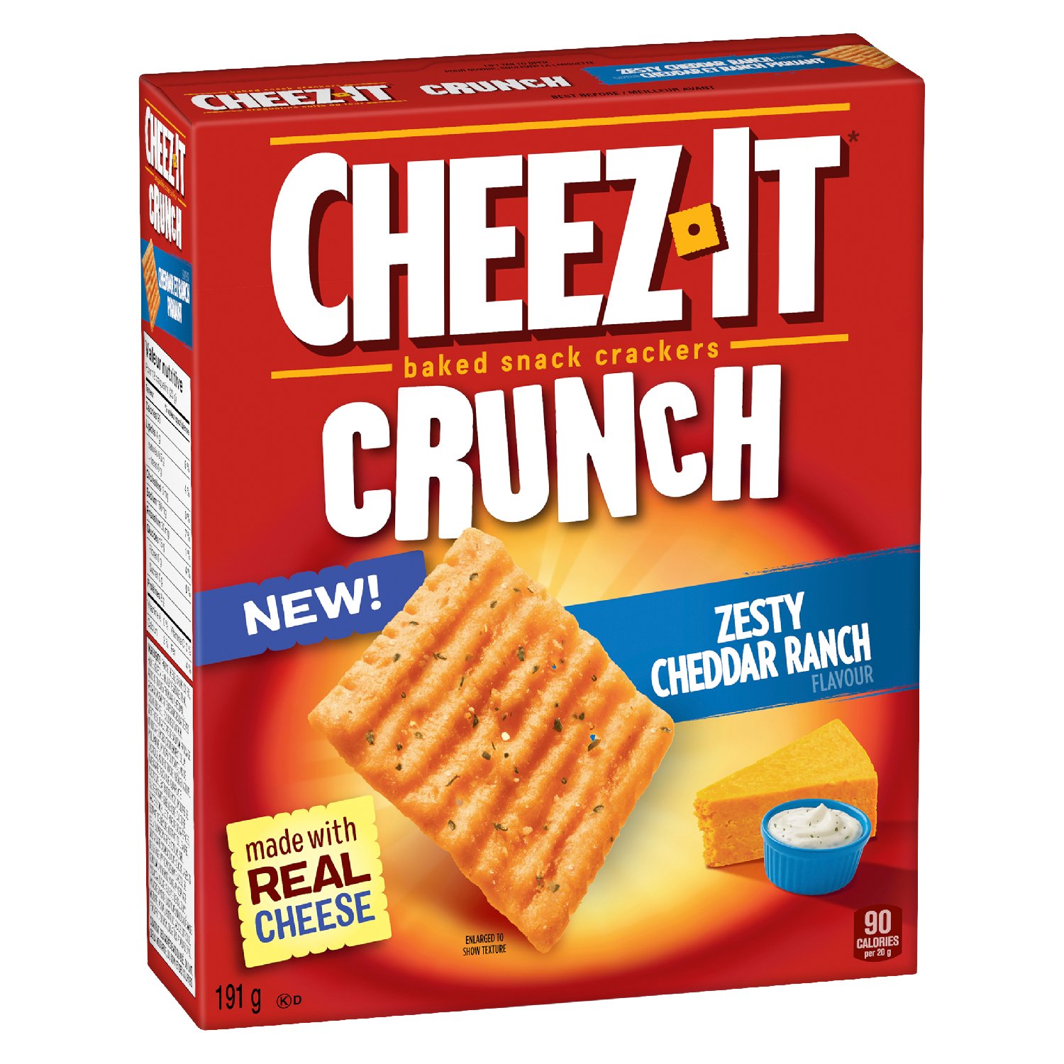 Zesty Ranch and Cheddar Cheez-It Crackers 200 g-secondary-image