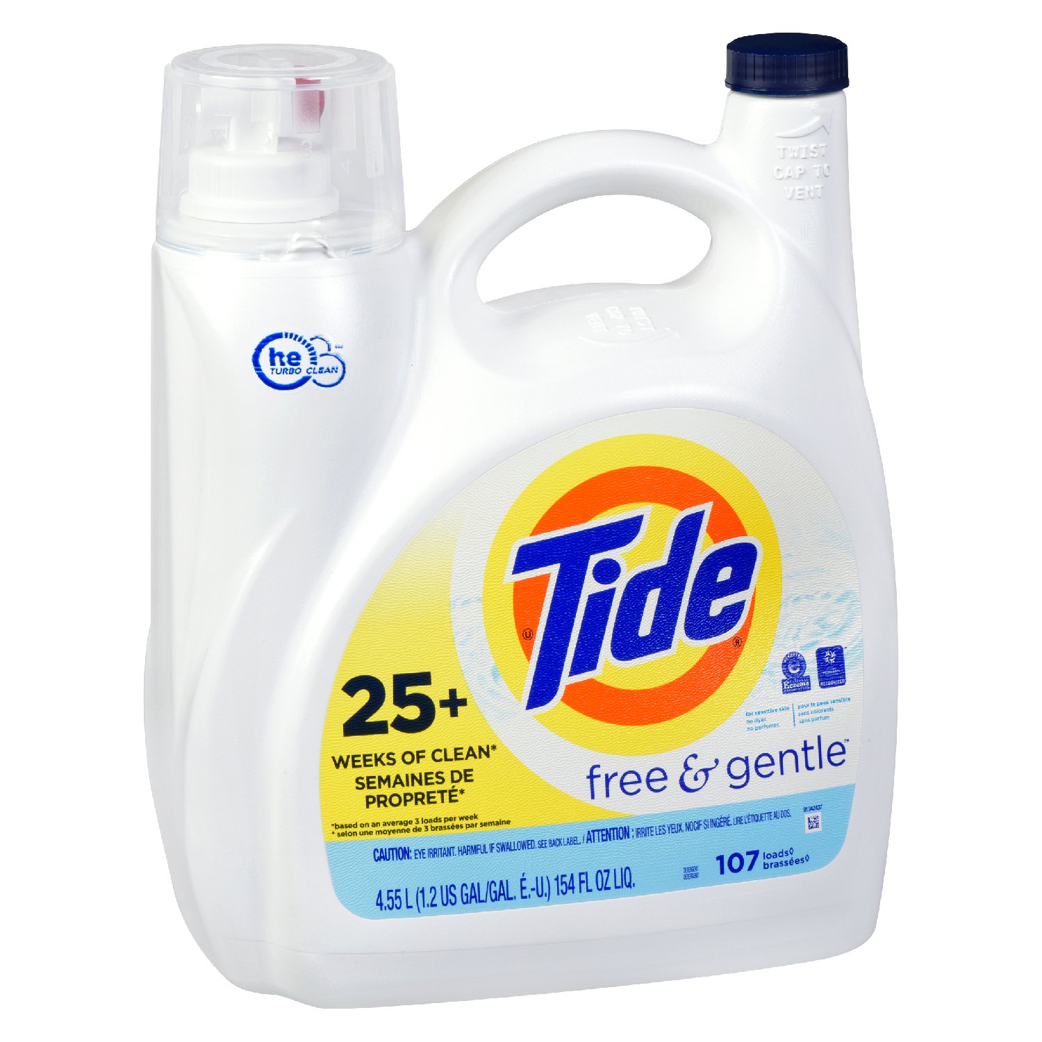 Free&Gentle Laundry Detergent 107 Loads
