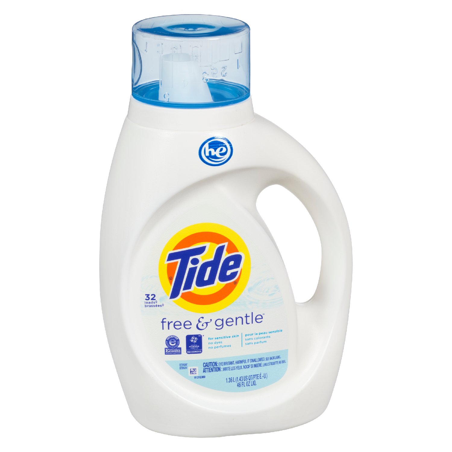 Free&Gentle Liquid Laundry Detergent 32 Loads