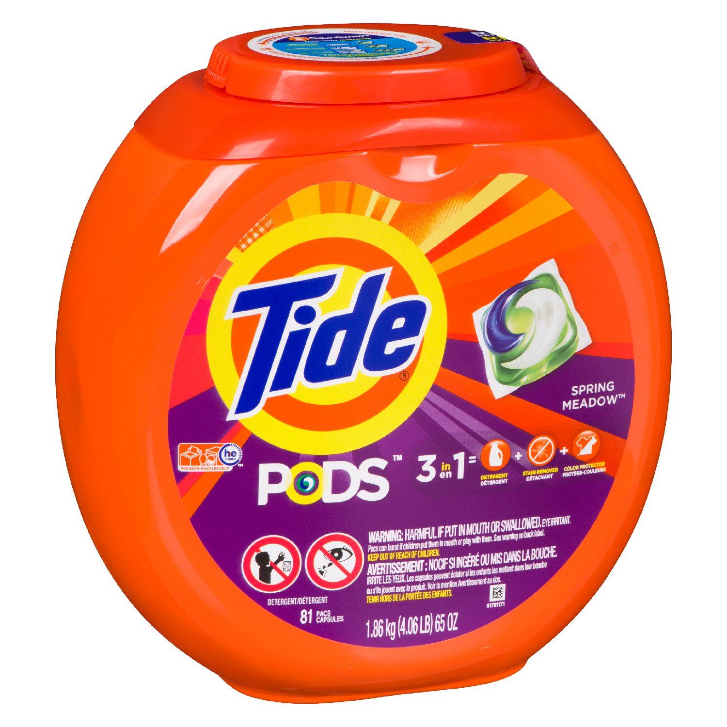 Spring Meadow Scent 3in1 Laundry Detergent Caps x81