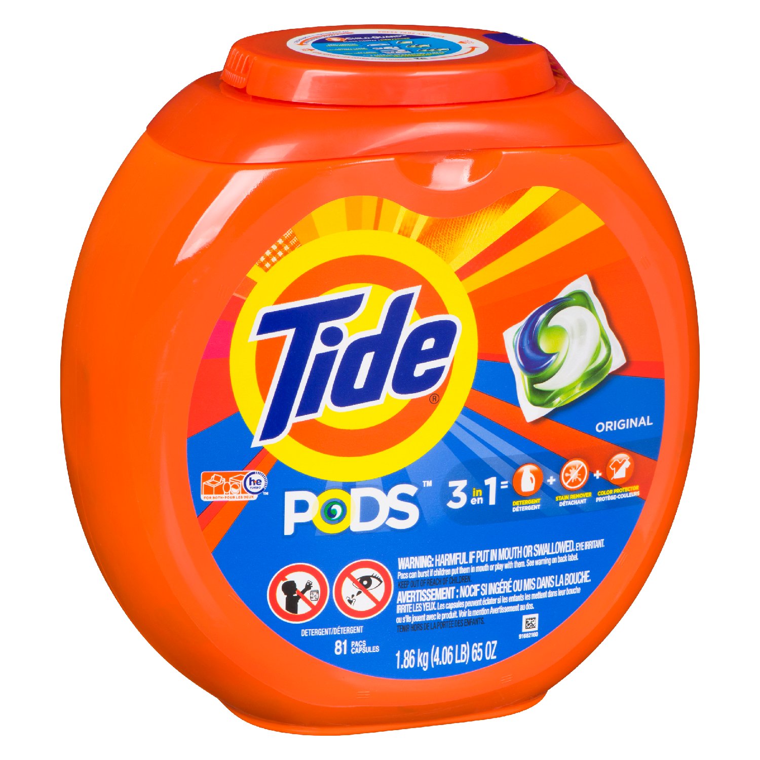 Original 3in1 Laundry Detergent Caps x81