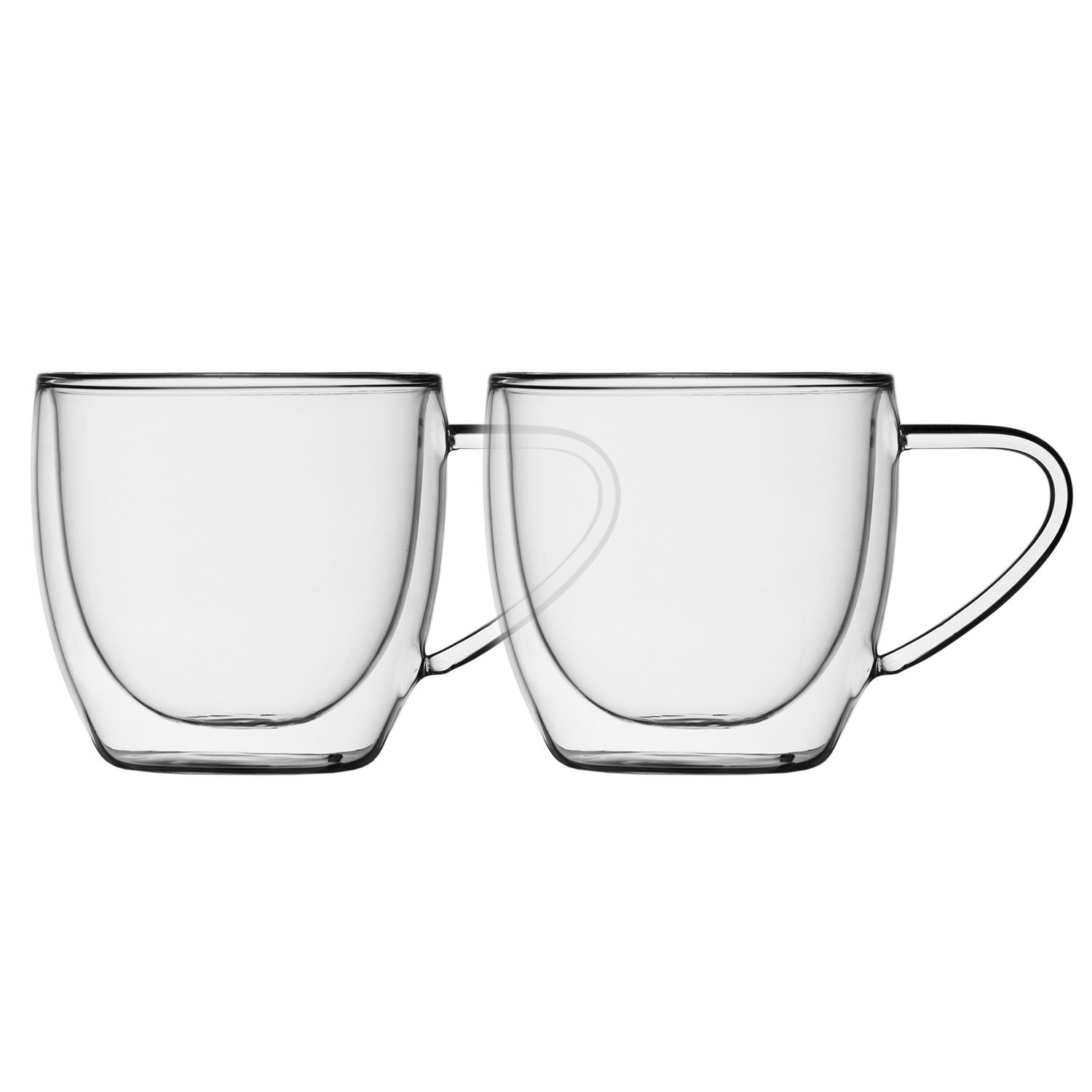 Double Wall Cappucino Cups 225 ml x2