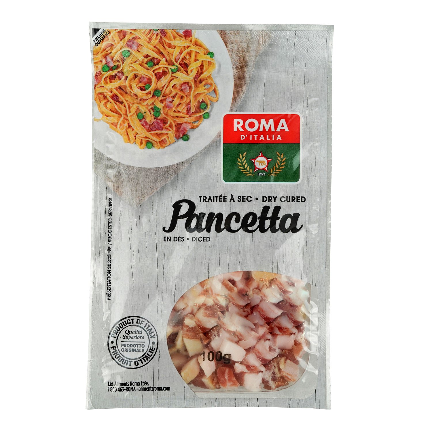 Diced Mild Pancetta 100 g