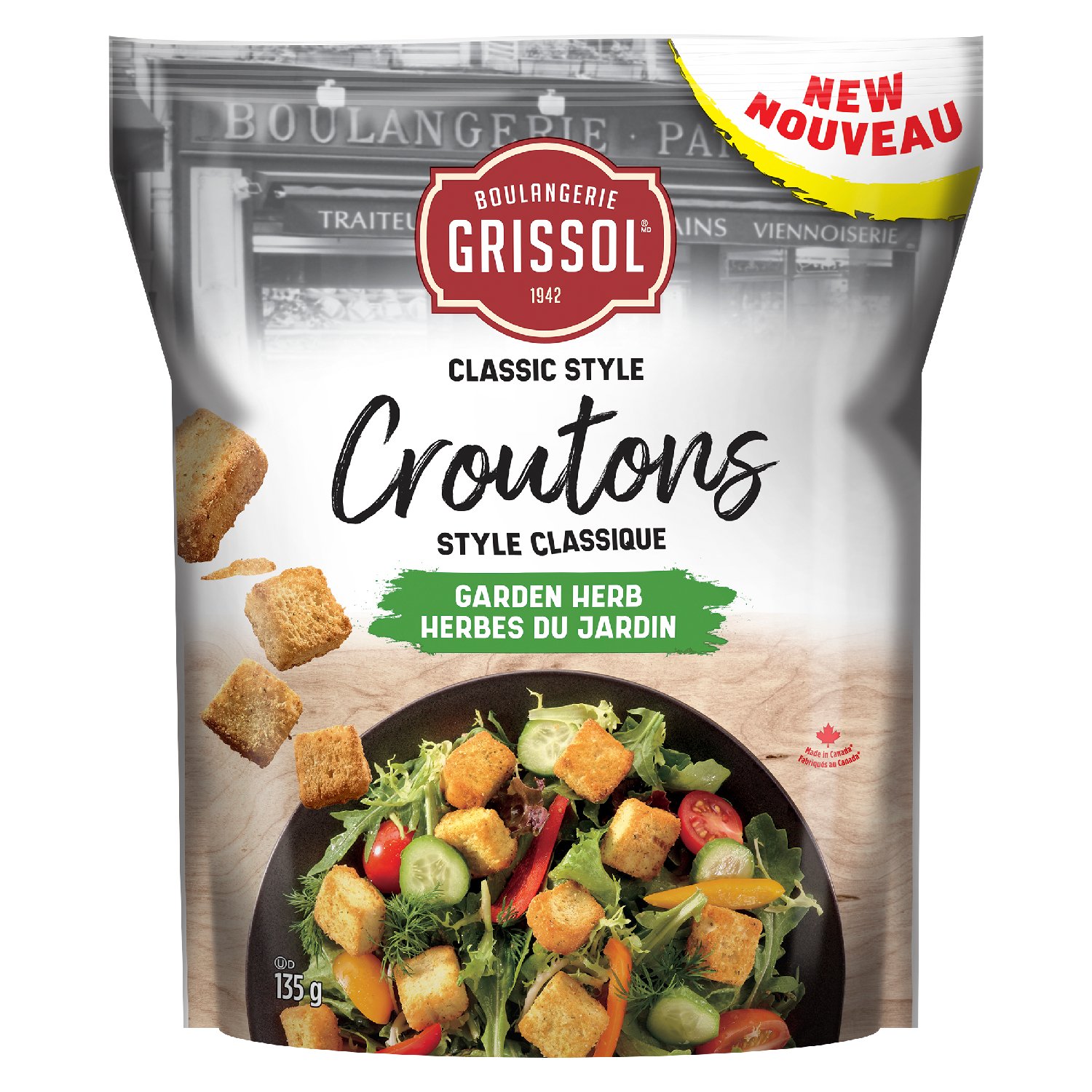 Garden Herbs Classic Croutons 135 g