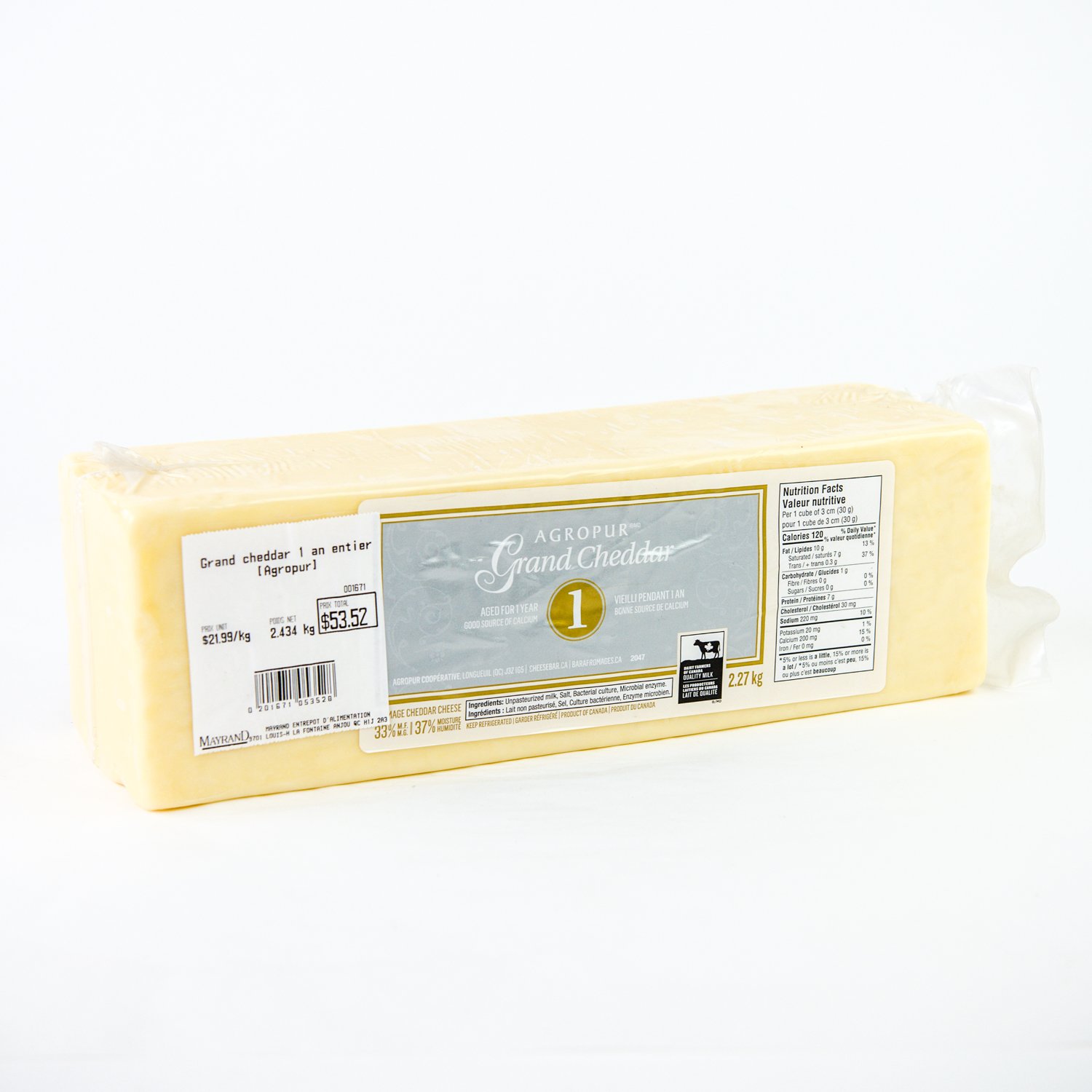Whole 1 Year Cheddar