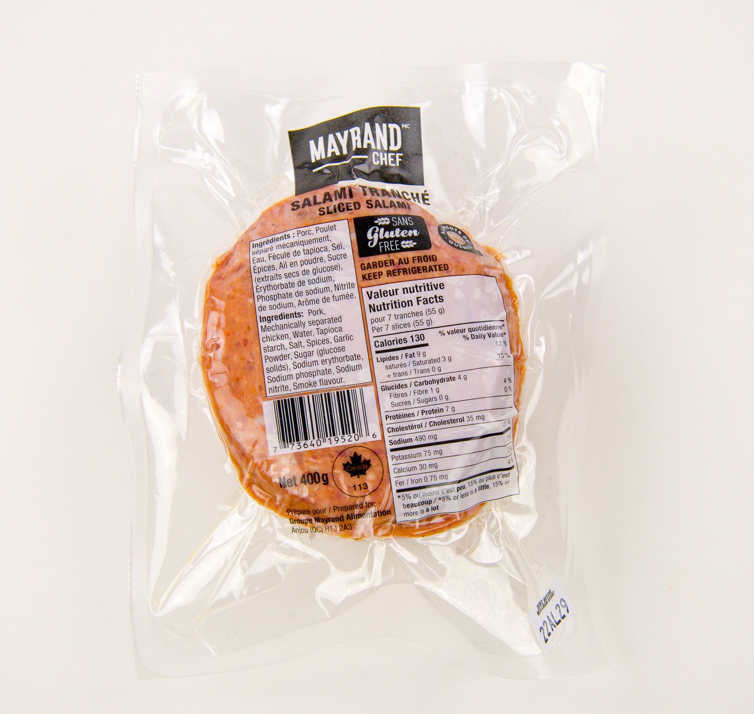 Fresh Sliced Salami 400 g
