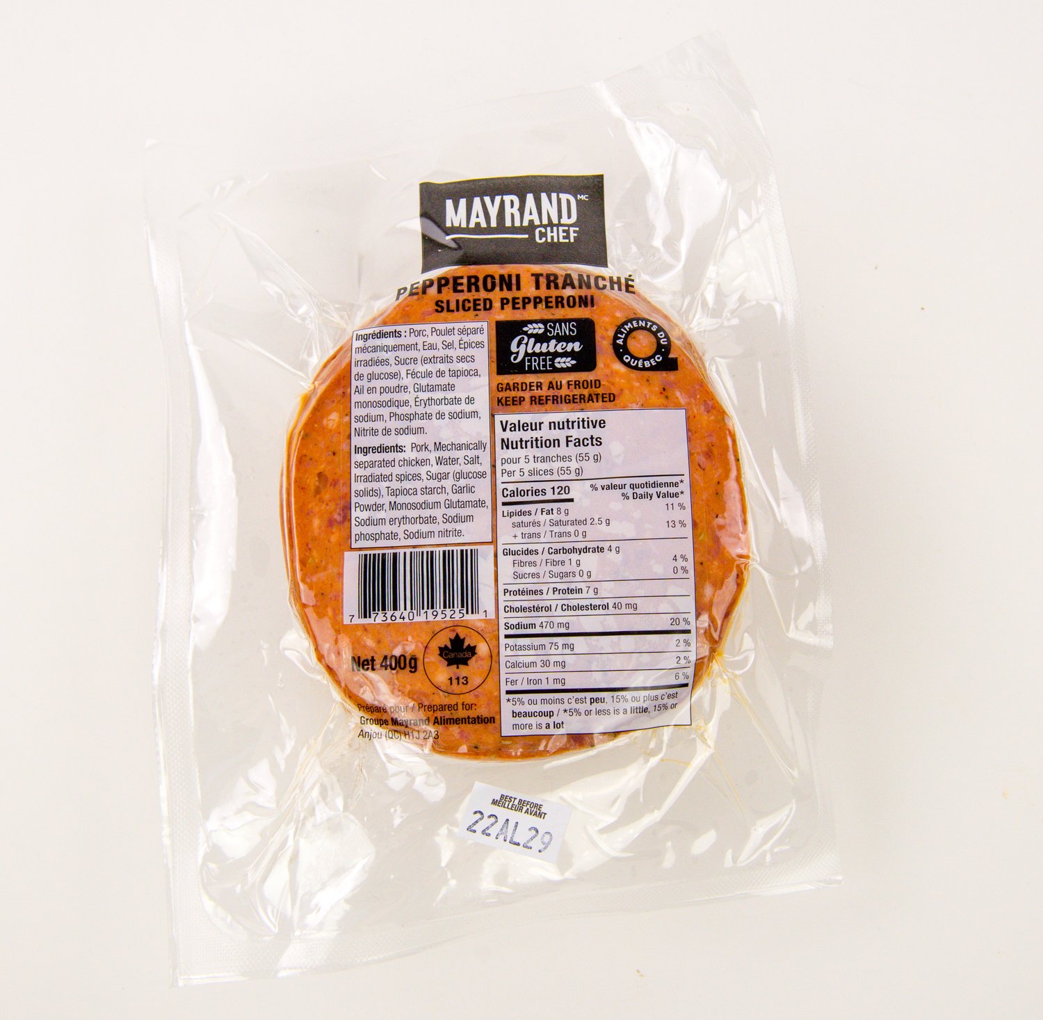 Sliced Pepperoni 400 g
