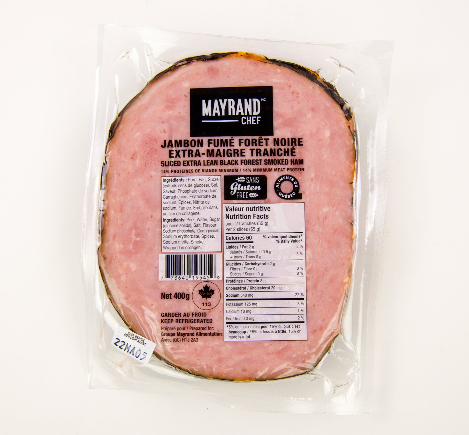 Sliced Black Forest Smoked Ham 400 g
