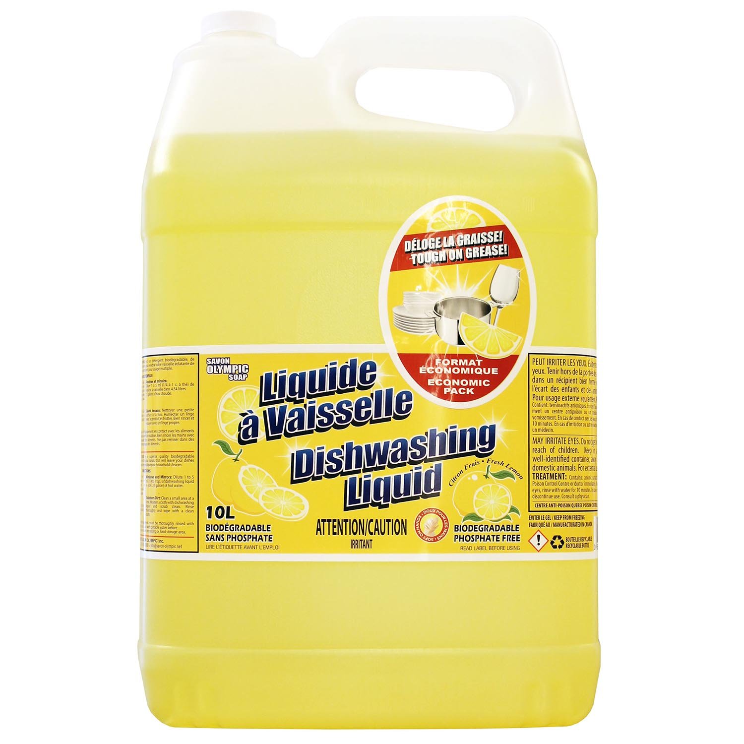 Dish Liquid Soap Lemon Scent 10 L
