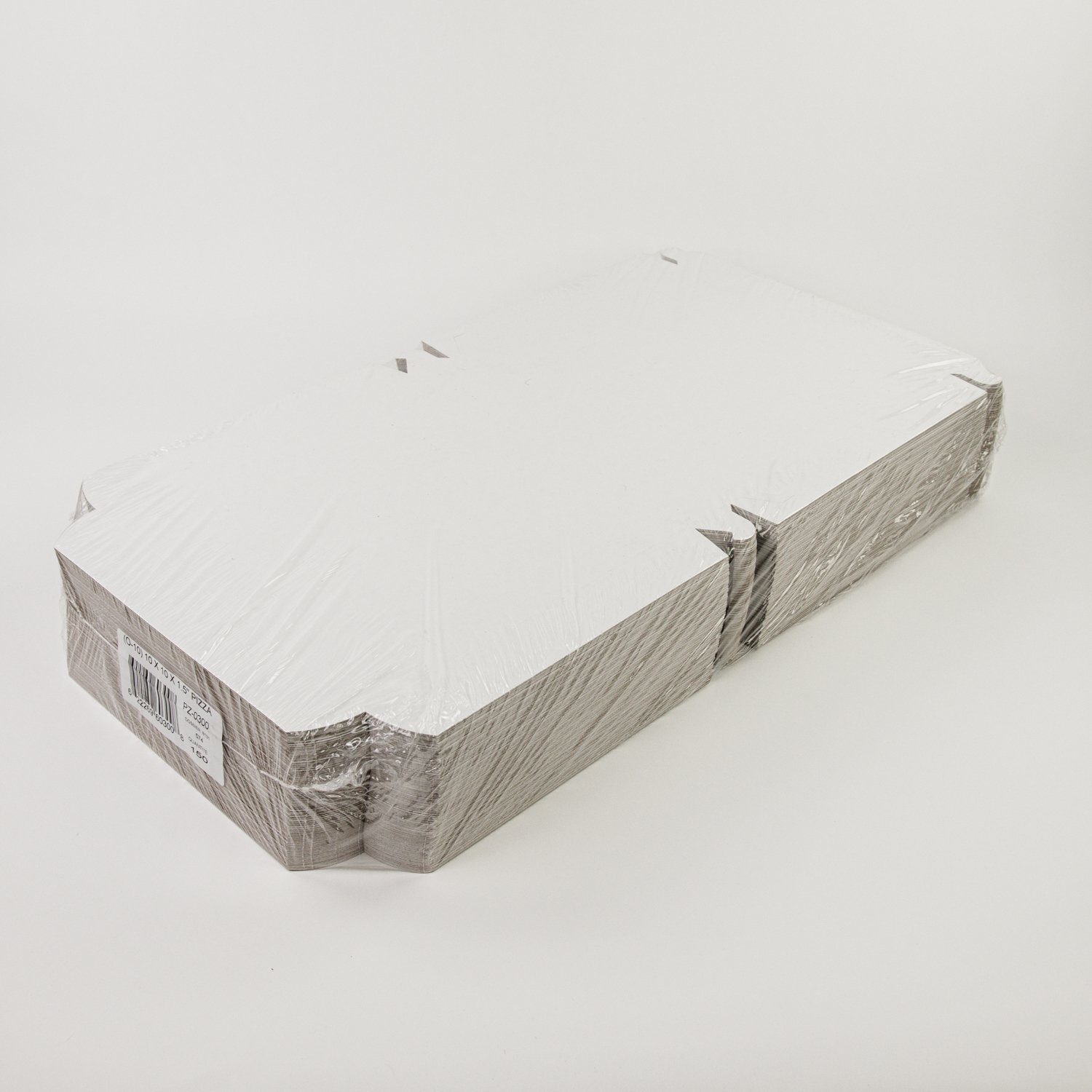 White Cardboard Pizza Box 10''x10''x1.5'' x150