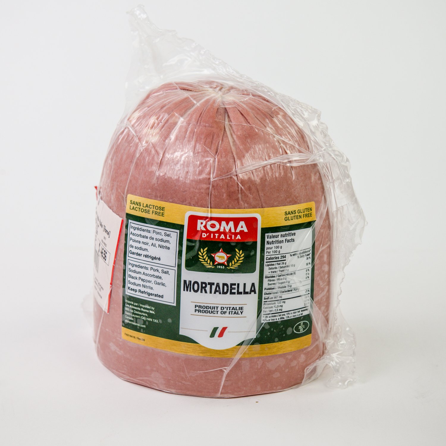 Half Mortadella from Italy 3 kg