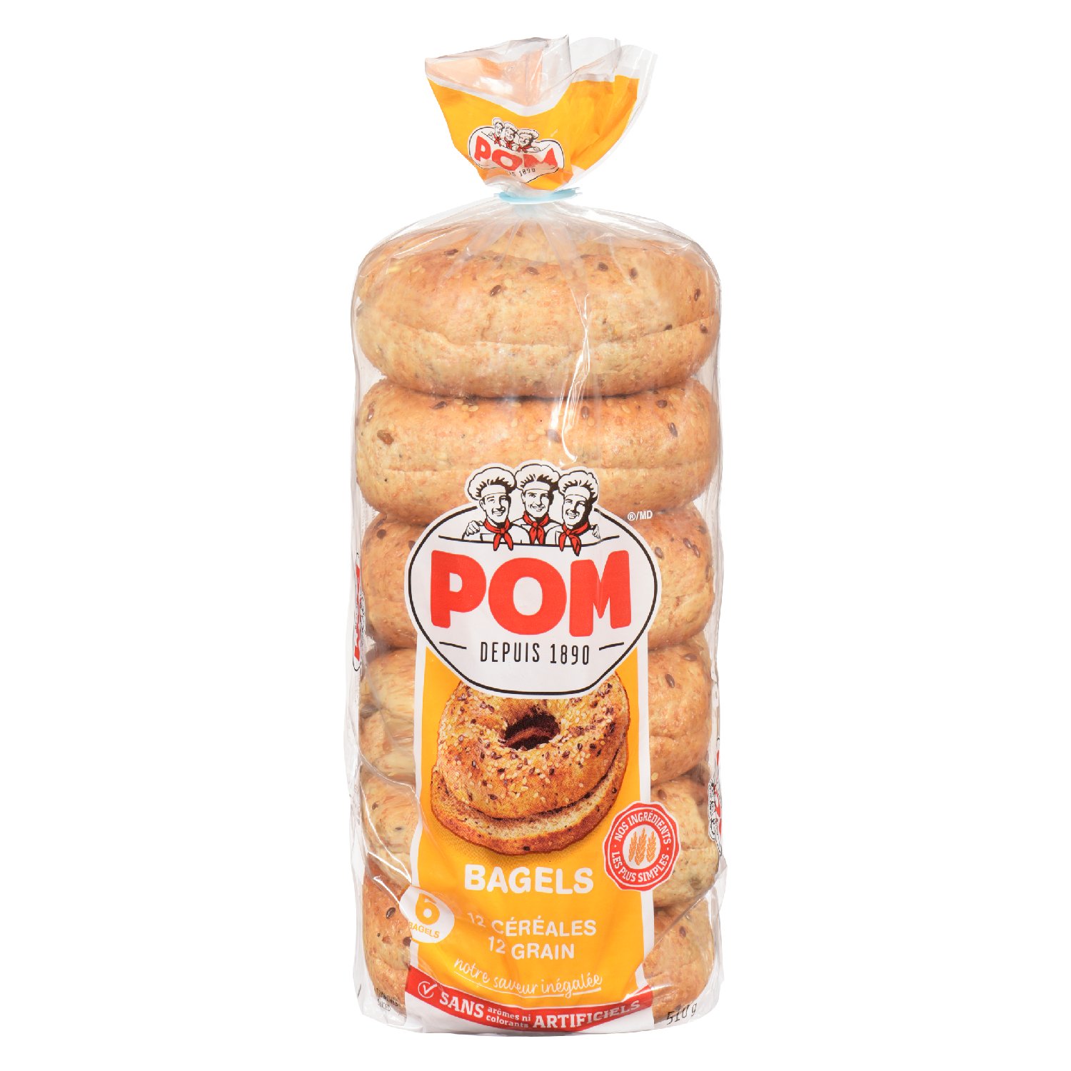 12-Grain Bagels x6