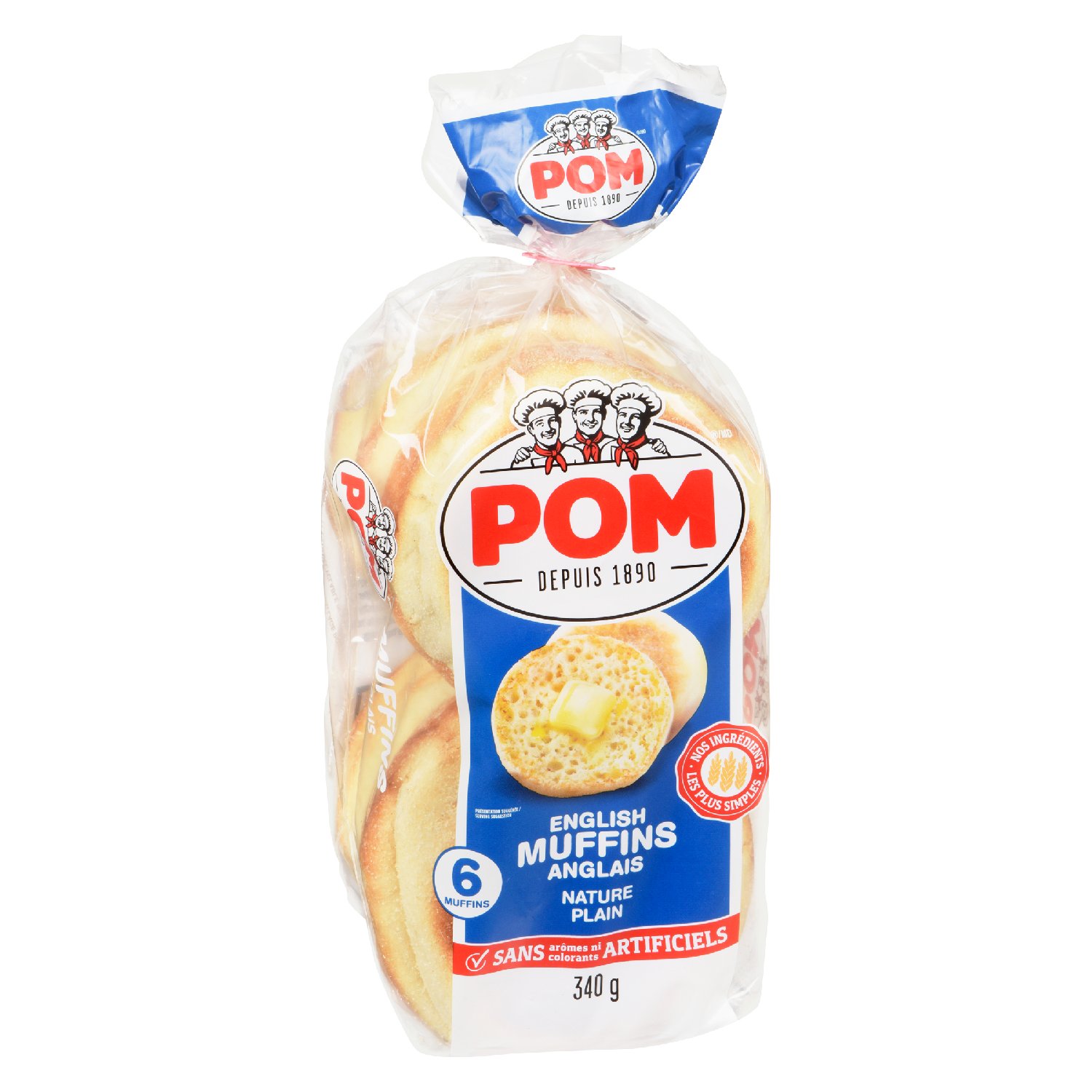Plain English Muffin x6