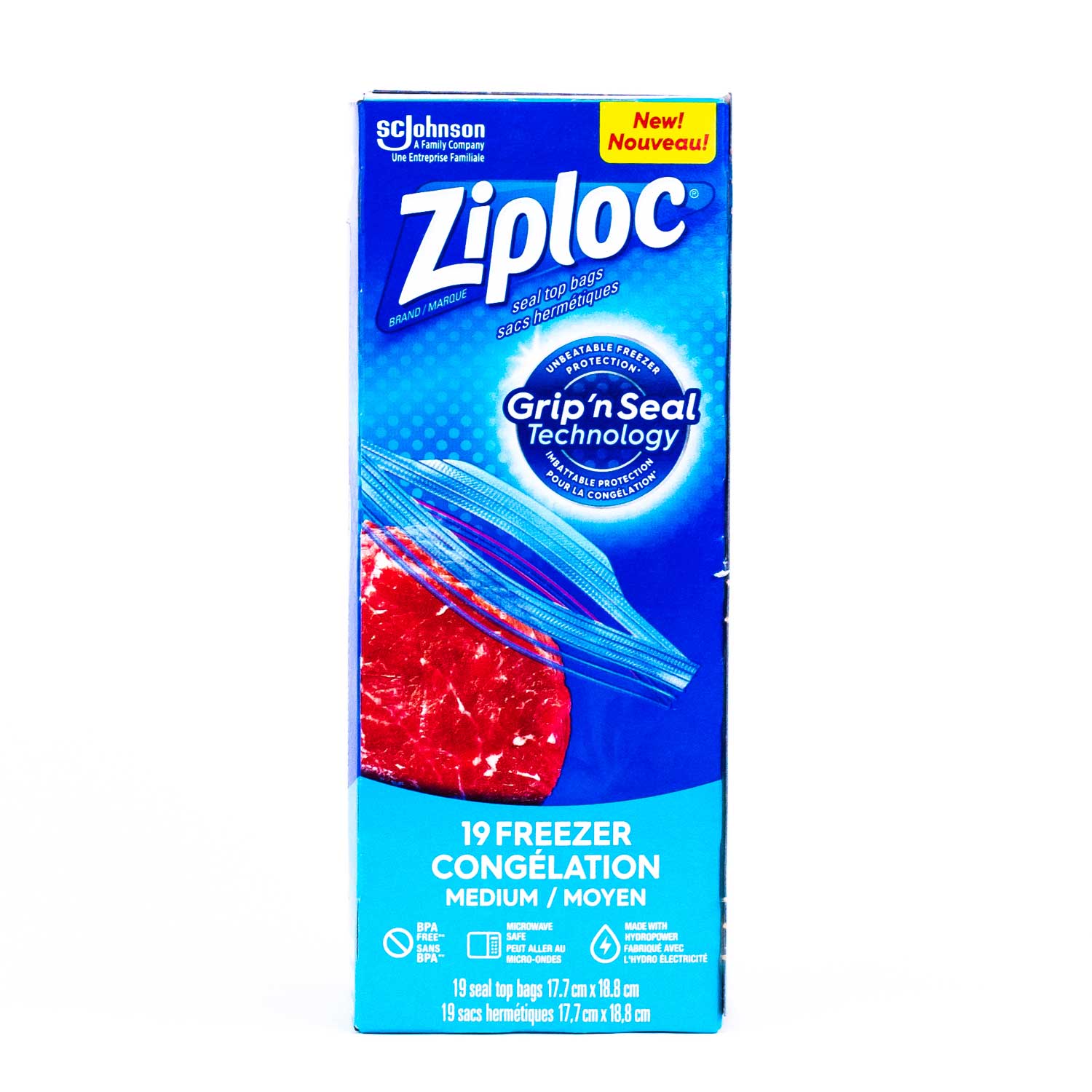 Plastic Freezer Bag 17.7cmx18.8cm x19