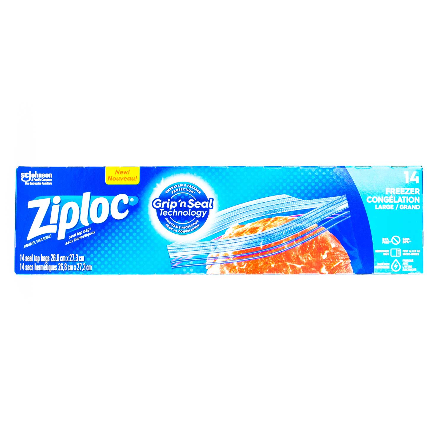 Plastic Freezer Bag 26.8cmx27.3cm x14