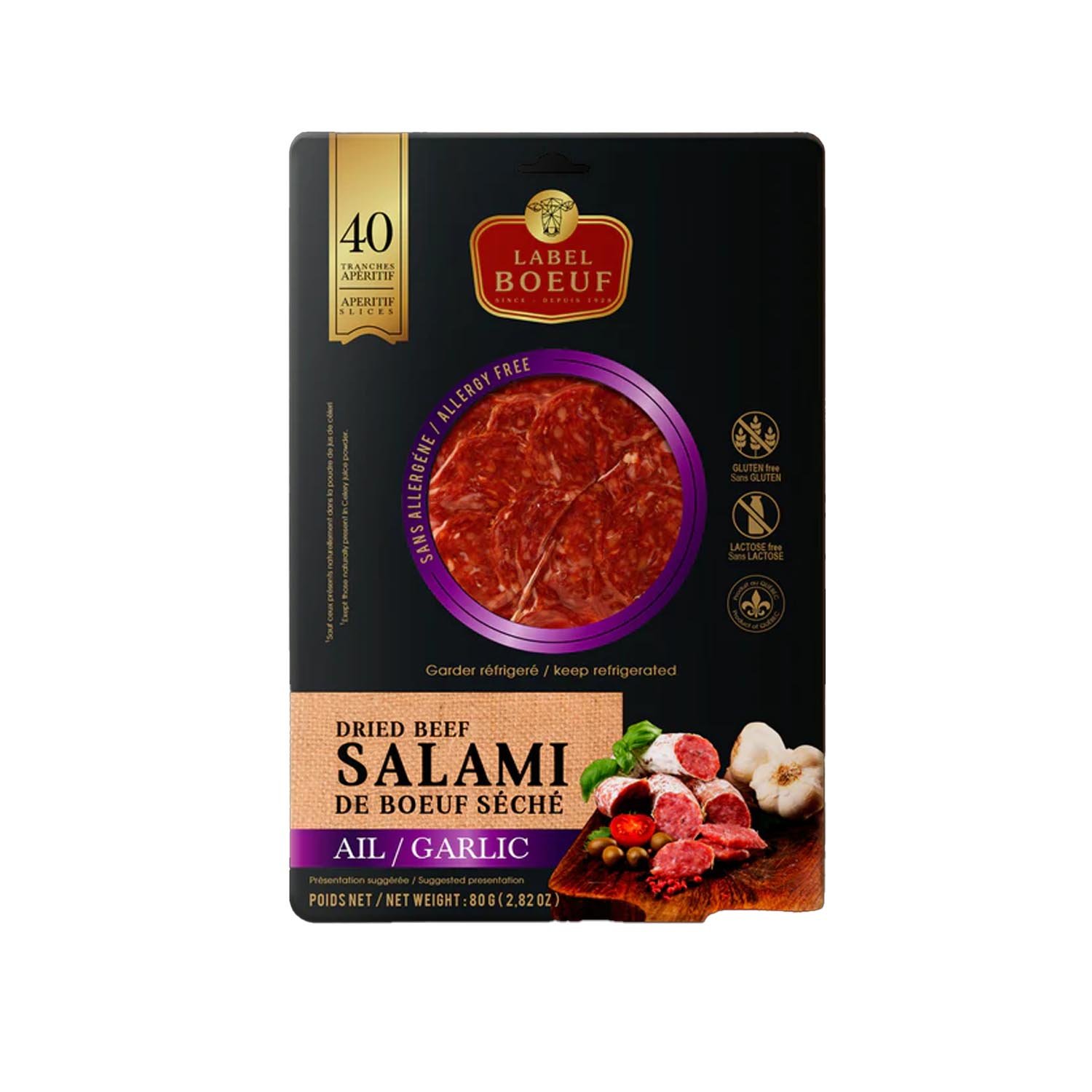 Garlic Sliced Dried Beef 80 g