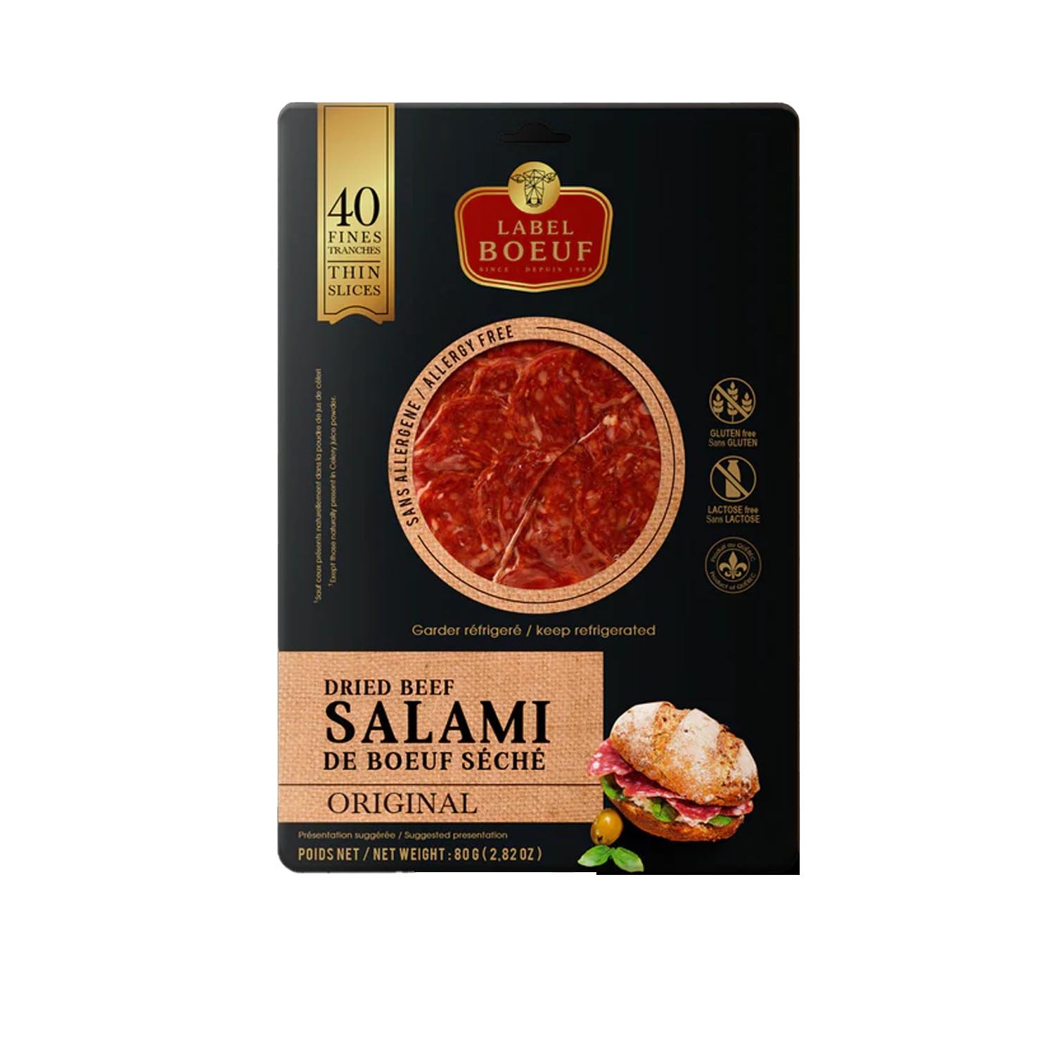 Original Sliced Dried Beef Salami 80 g