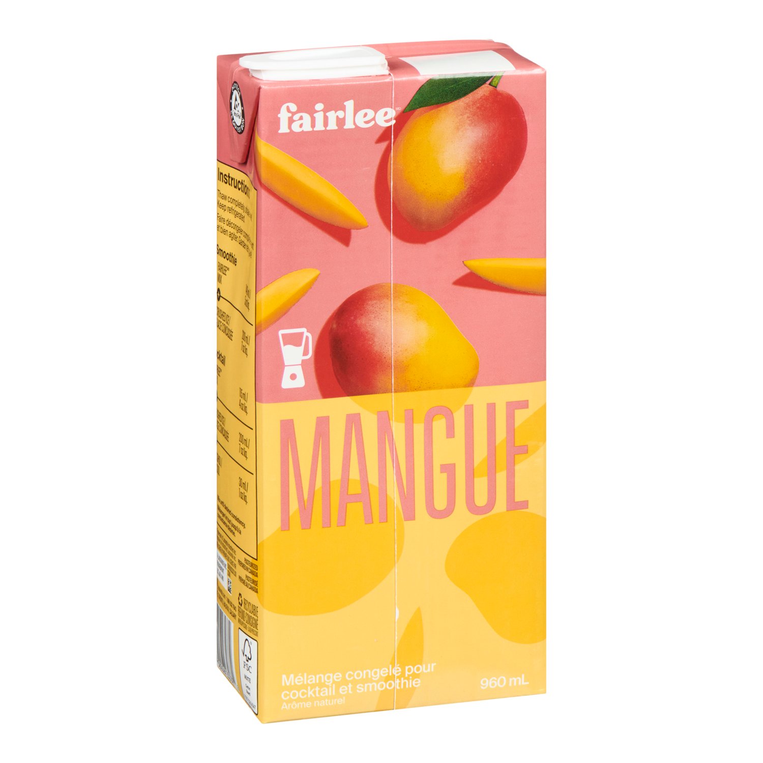Frozen Mango Juice for Cocktail and Smoothie 960 ml