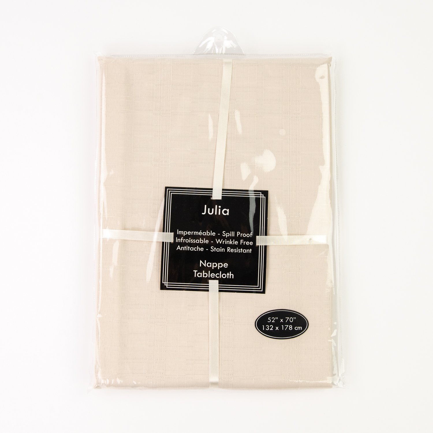 52'' x 70'' Linen Tablecloth Julia