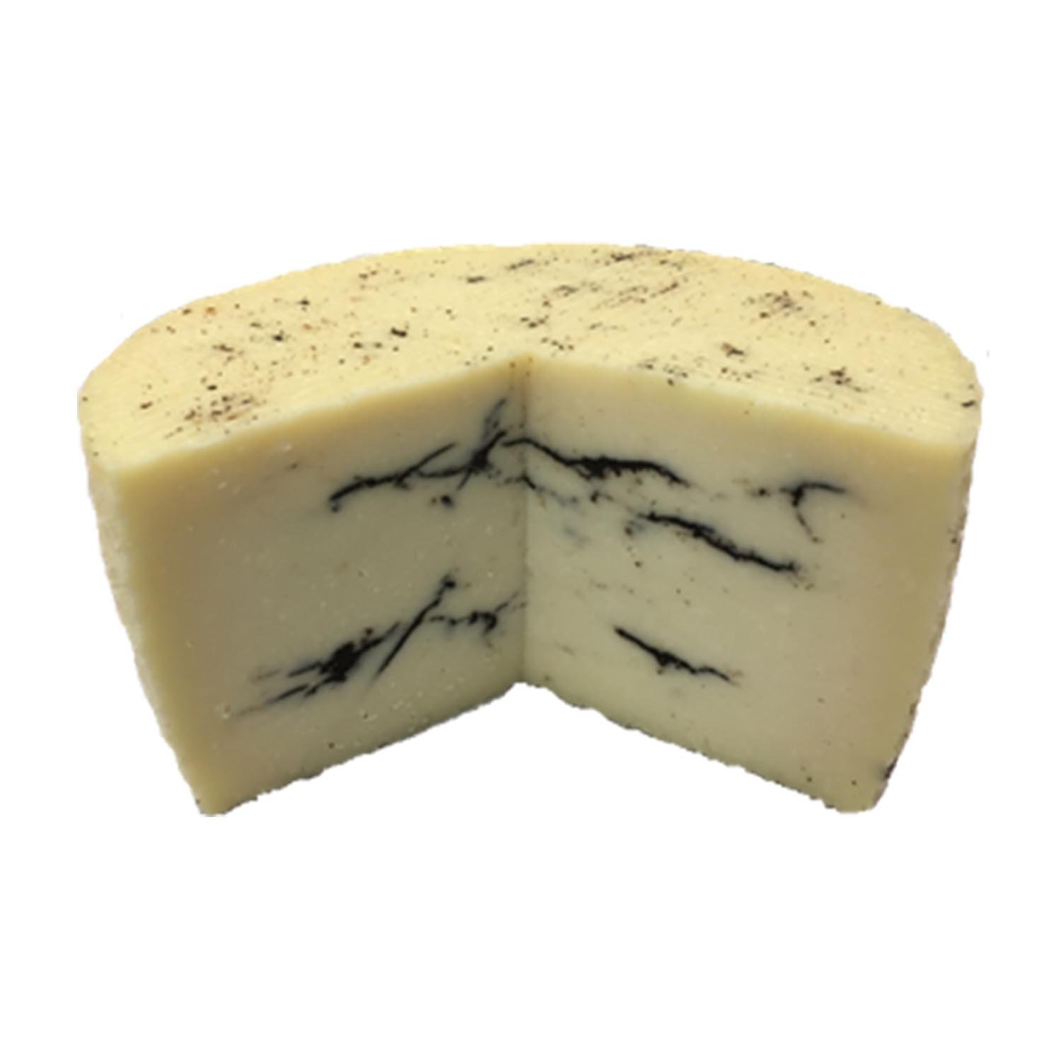 Spanish Truffle Firm Ripened Cheese Wheel 3.5 kg