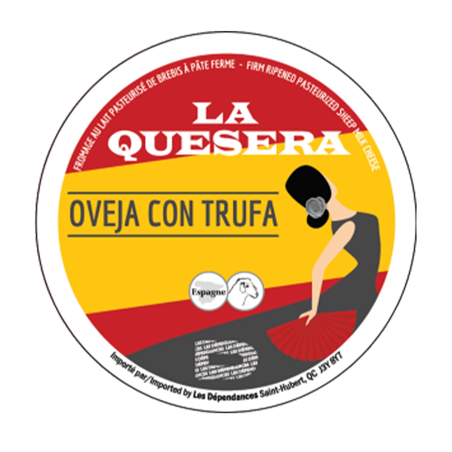 Spanish Truffle Firm Ripened Cheese Wheel 3.5 kg-secondary-image