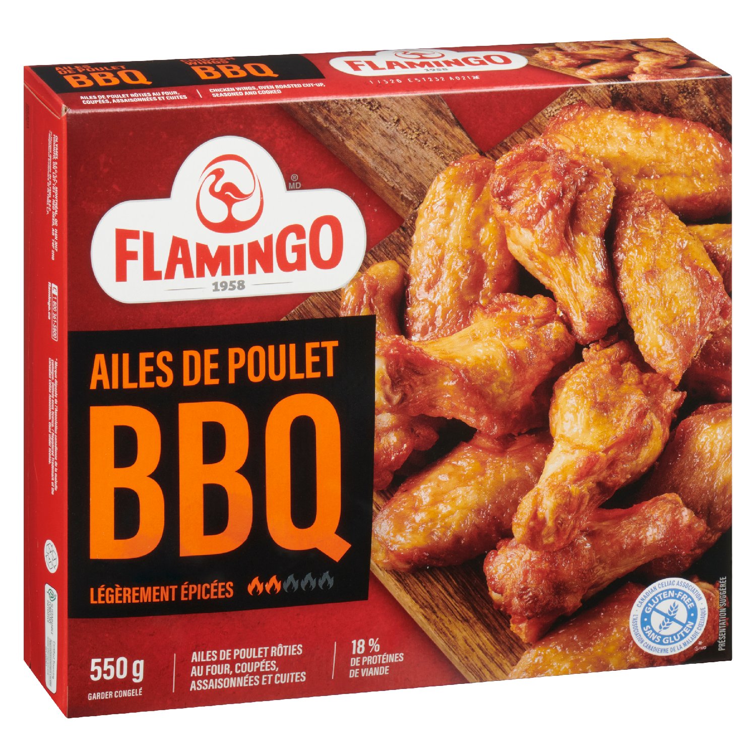 Frozen Oven Roasted BBQ Chicken Wings 550 g-secondary-image