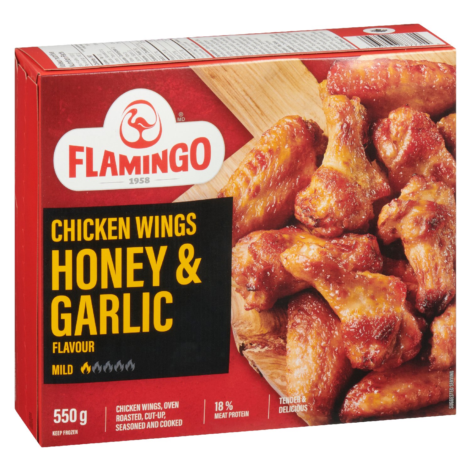 Frozen Oven Roasted Honey Garlic Chicken Wings 550 g