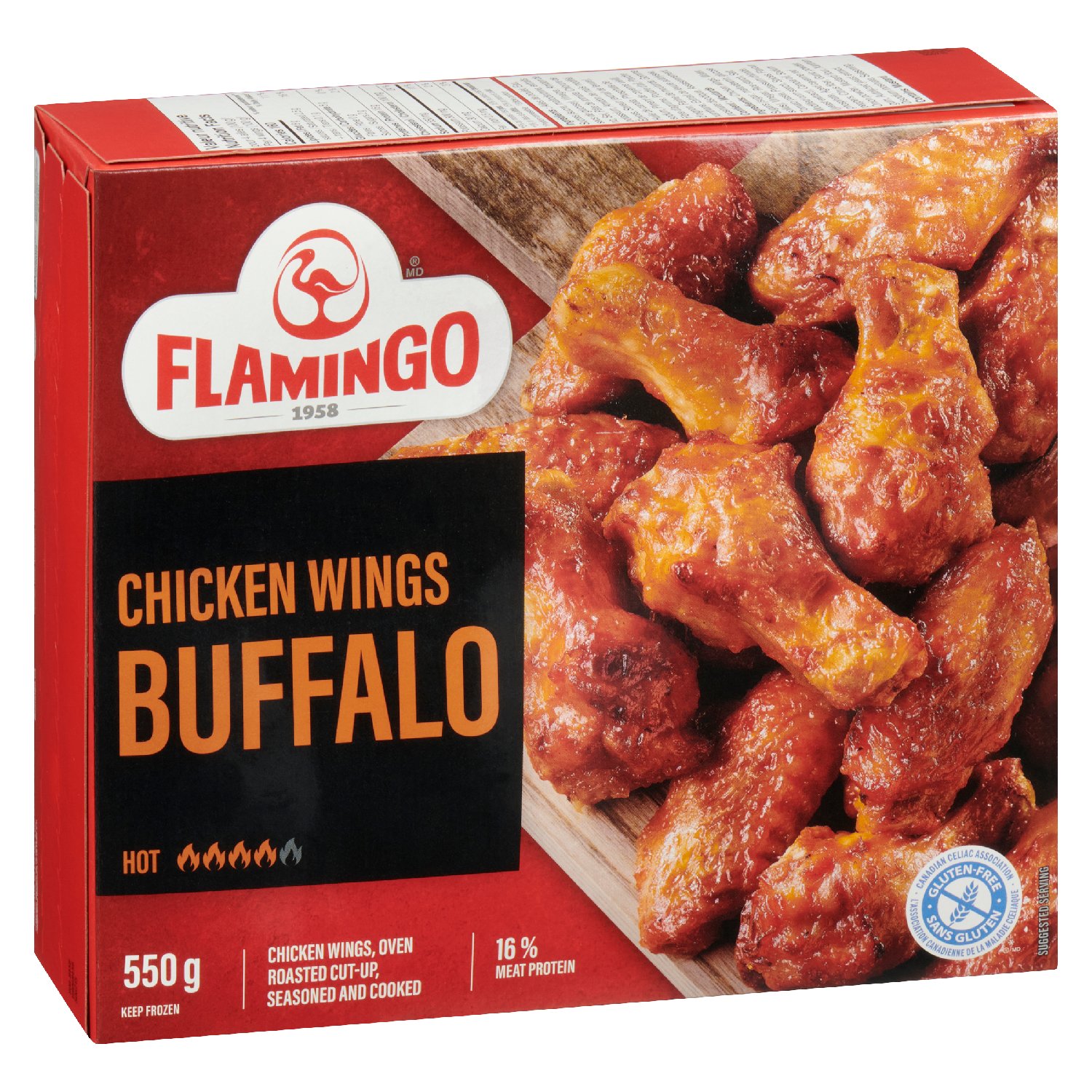 Frozen Oven Roasted Buffalo Chicken Wings 550 g