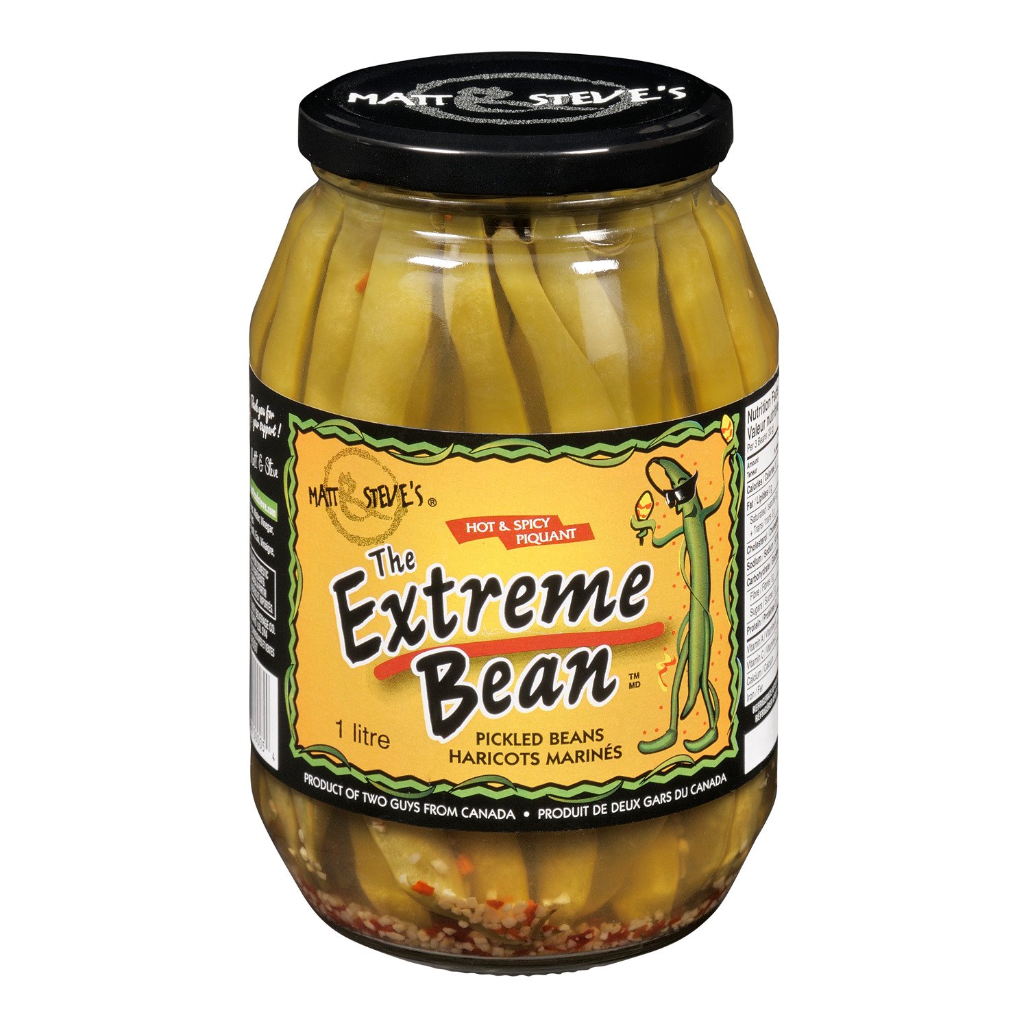 Hot Spicy Pickled Beans The Exterme Bean 1 L