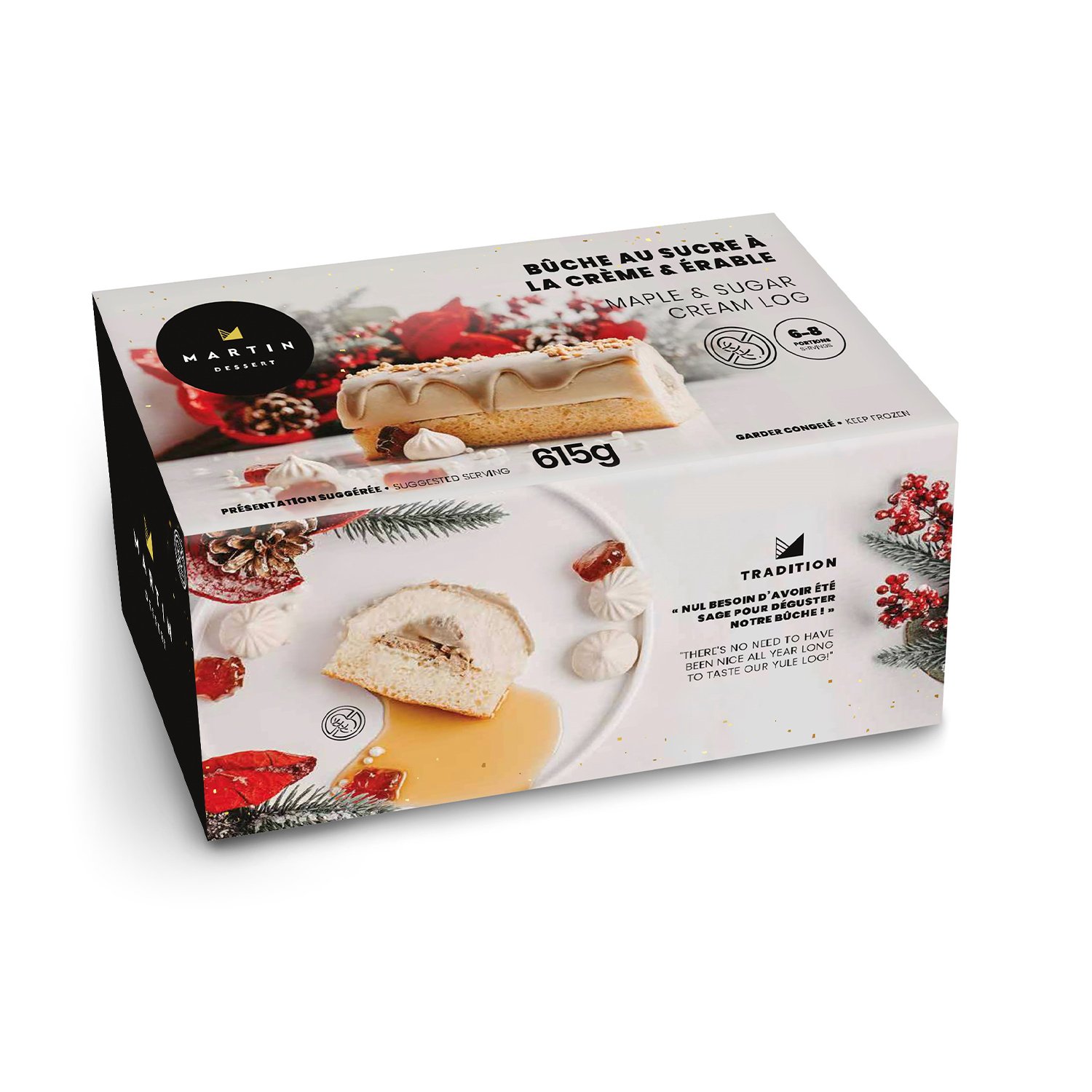 Maple & Sugar Cream Log 615 g