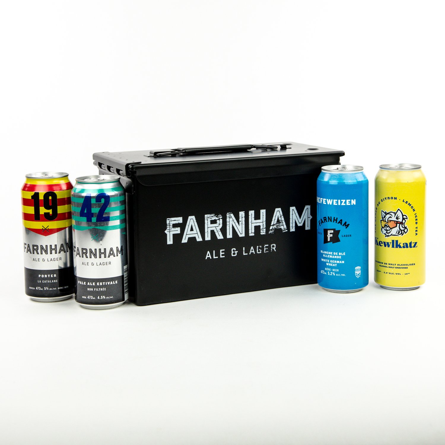 Ale and Lager Beer Gift Box 473ml x4