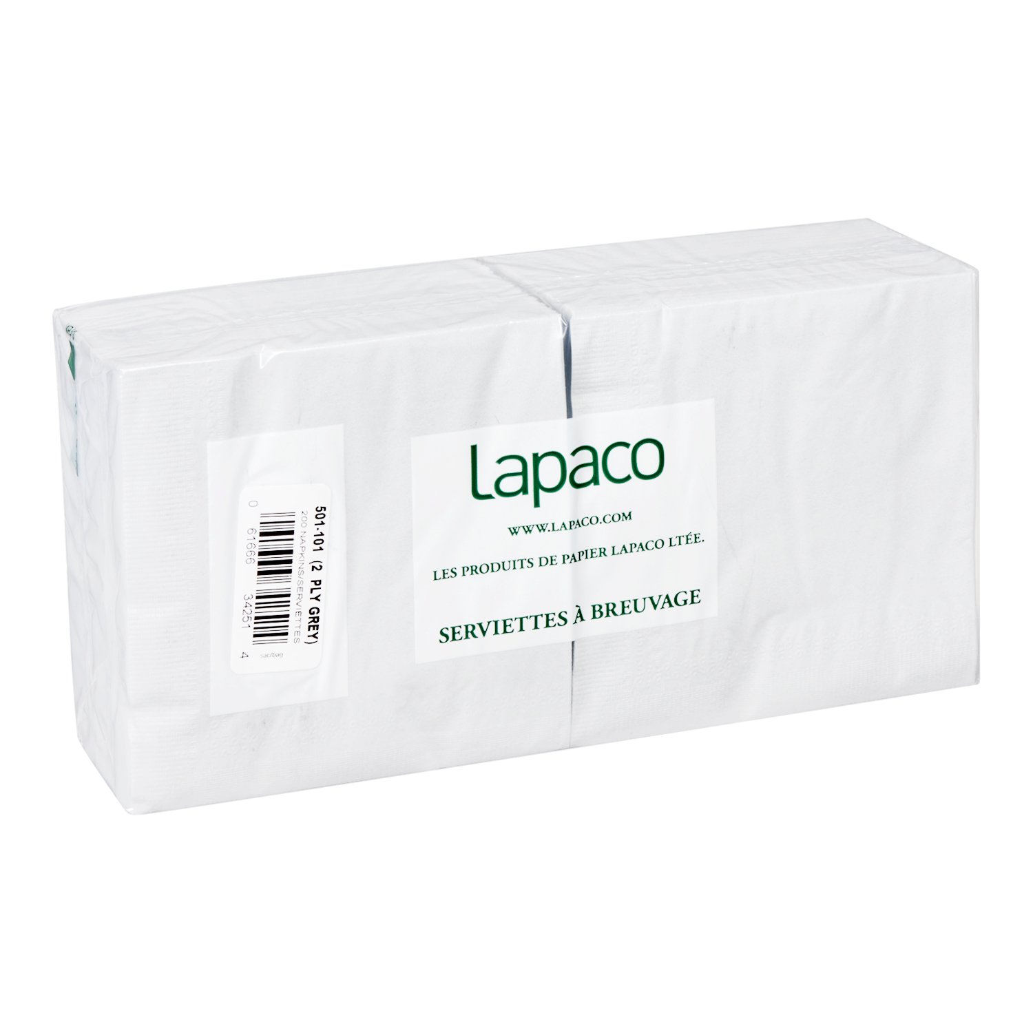 2 Ply Grey Beverage Napkin x200