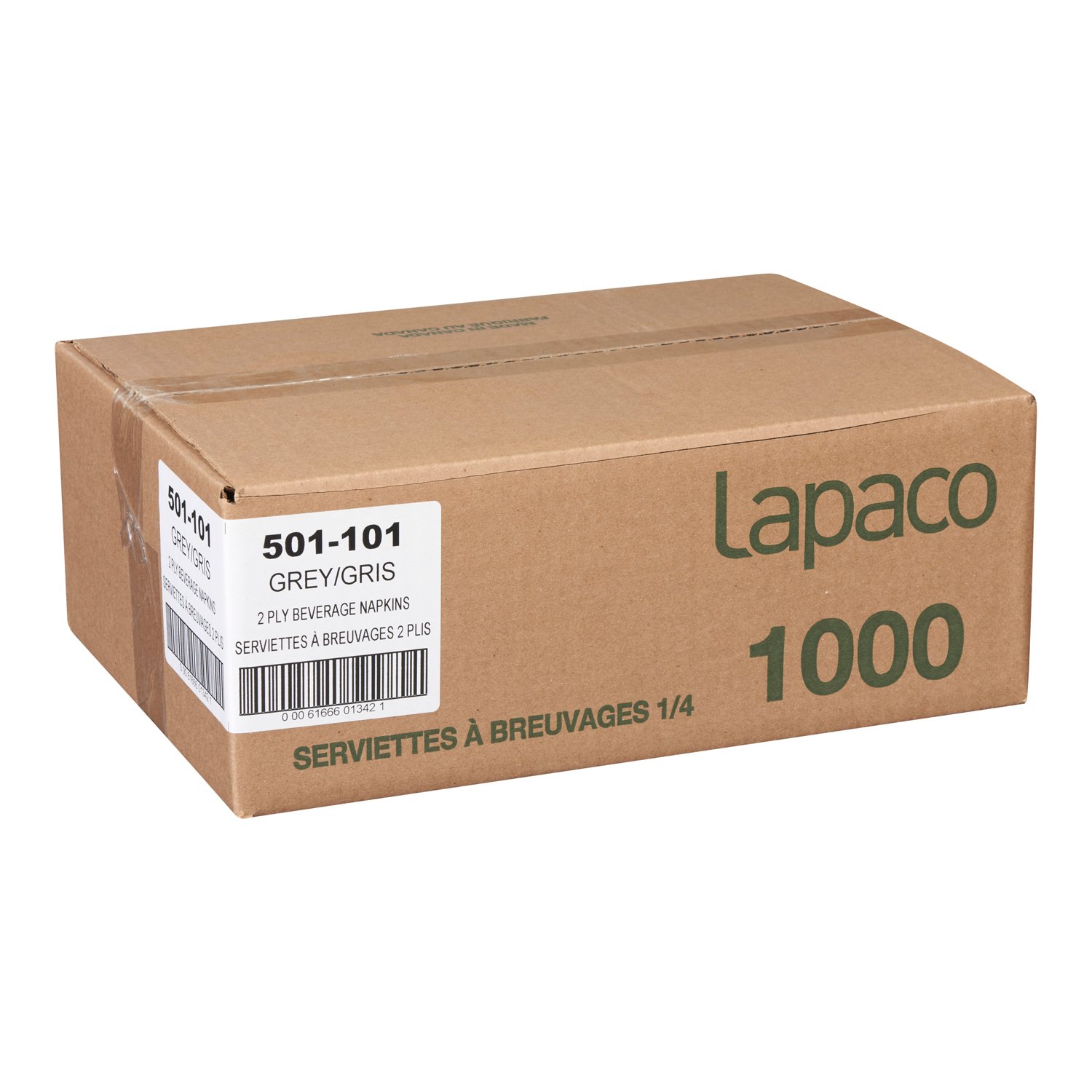 2 Ply Grey Beverage Napkin x200-tertiary-image